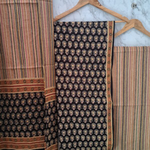 Pure Cotton Hand Block Print Jaipuri Sanganeri Salwar Suit Set